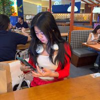 One of the girl