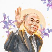 original sound - Norodom Sihamoni.