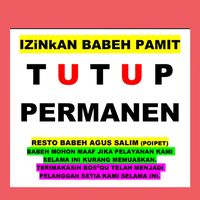 suara asli - Resto Babeh Agus Salim - HALAL