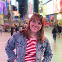 She looks incredible and he is there