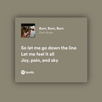 burn burn burn by zach bryan