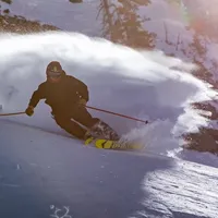 Follow me if you like skiing