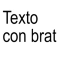 _textoconbrat