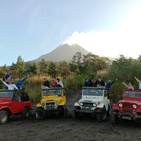 suara asli - JeepLavatourMerapi